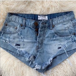 One Teaspoon - size 26 jean shorts